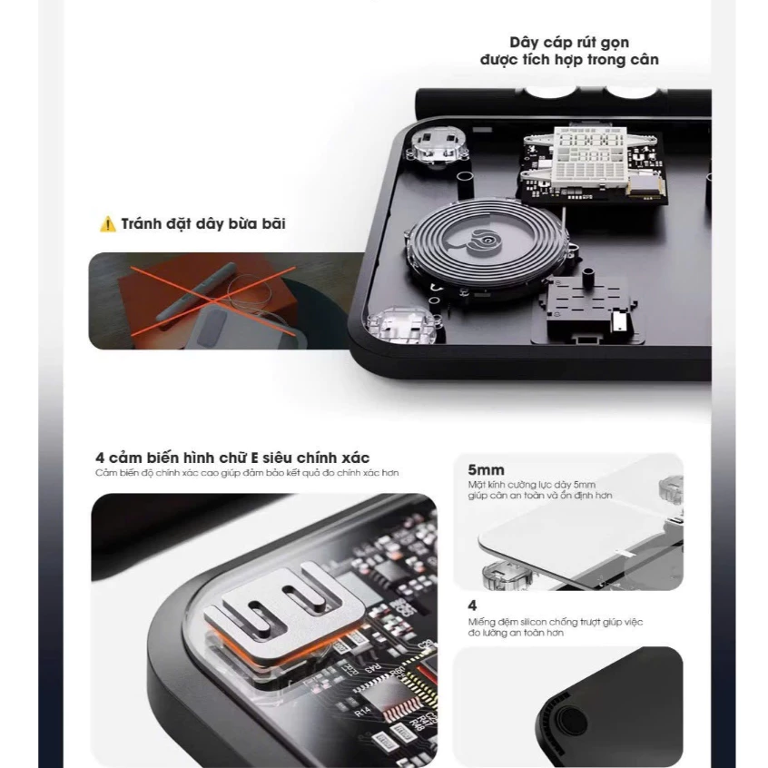 Cân điện tử thông minh HOMCA S8Pro