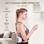 XÓA TAN NHỨC MỎI CÙNG MÁY MASSAGE LỰNG BỤNG HOMCA B7